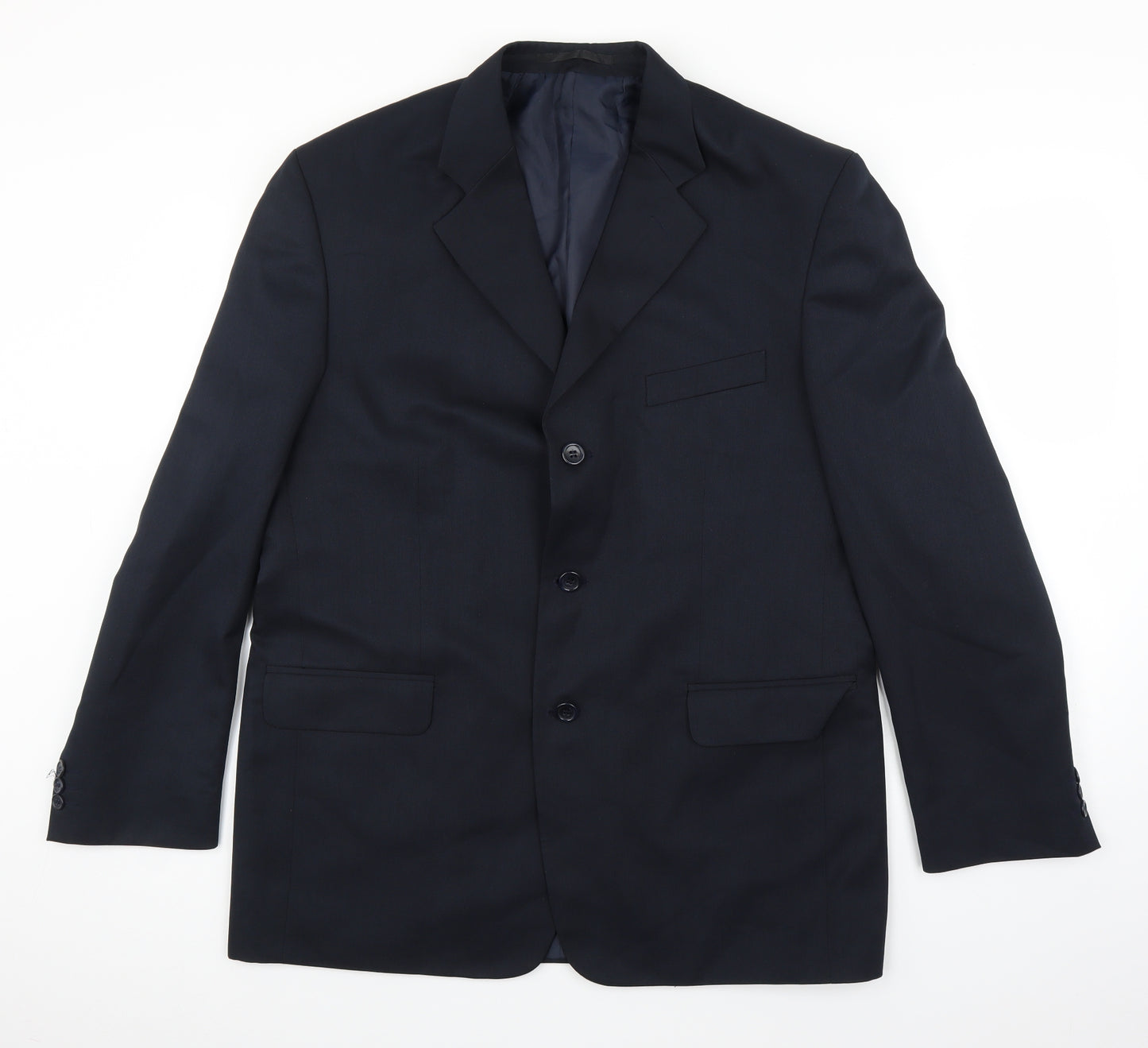 SAVATINI Mens Blue   Jacket Suit Jacket Size 42