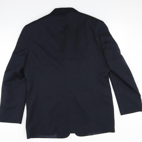 SAVATINI Mens Blue   Jacket Suit Jacket Size 42