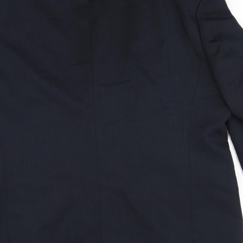 SAVATINI Mens Blue   Jacket Suit Jacket Size 42