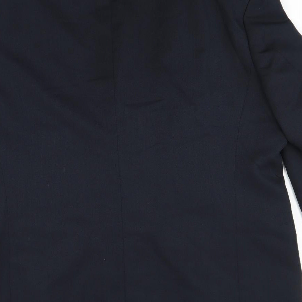 SAVATINI Mens Blue   Jacket Suit Jacket Size 42