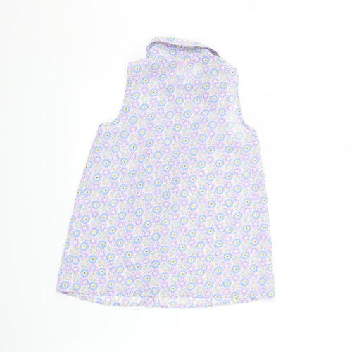Primark Girls Purple Floral  Basic Blouse Size 10 Years