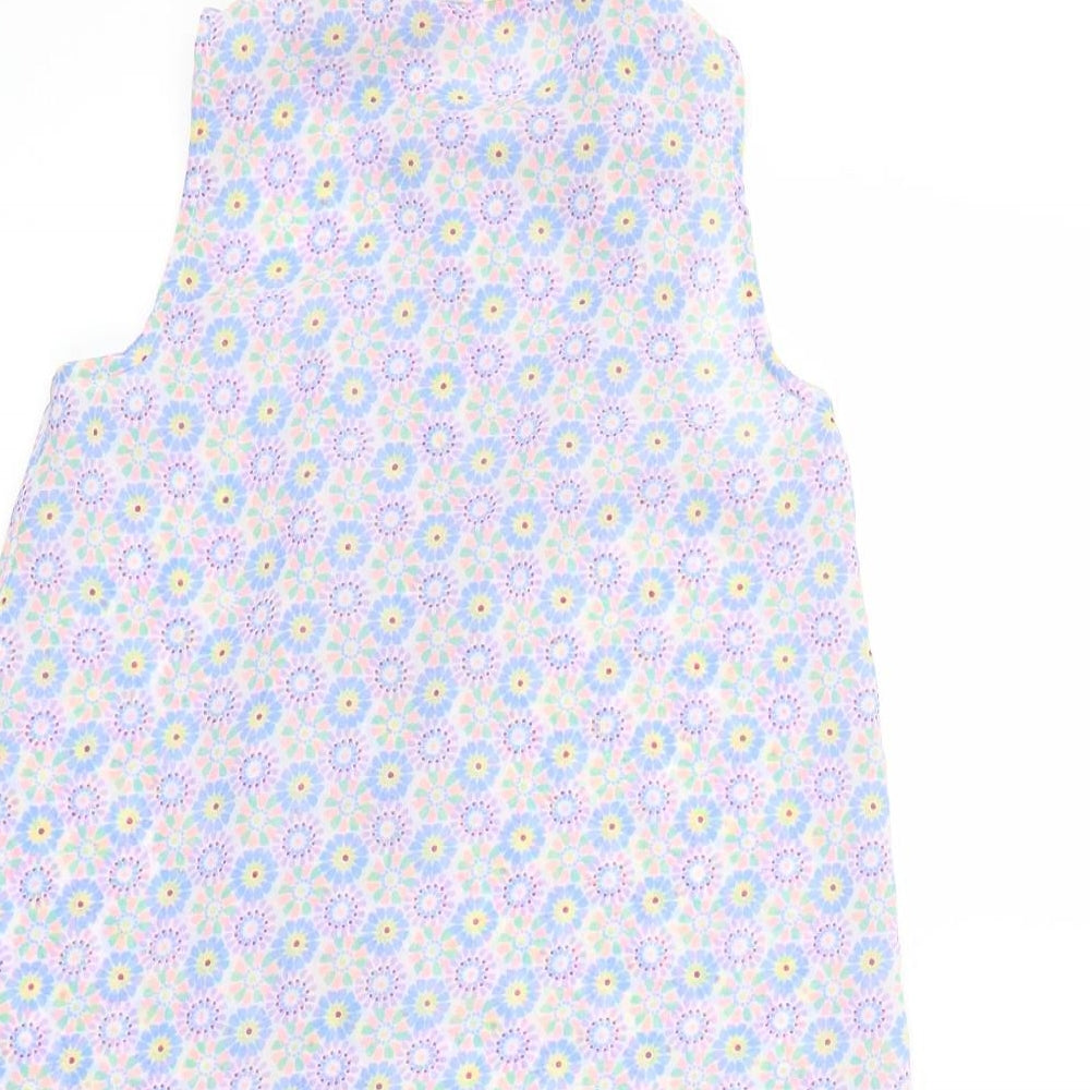 Primark Girls Purple Floral  Basic Blouse Size 10 Years