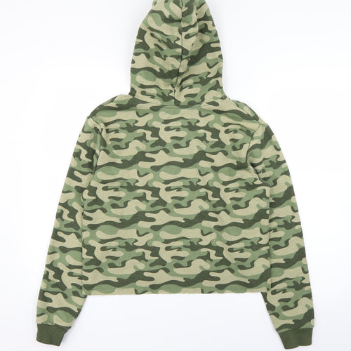 Candy Girls Green Camouflage  Pullover Jumper Size 16 Years