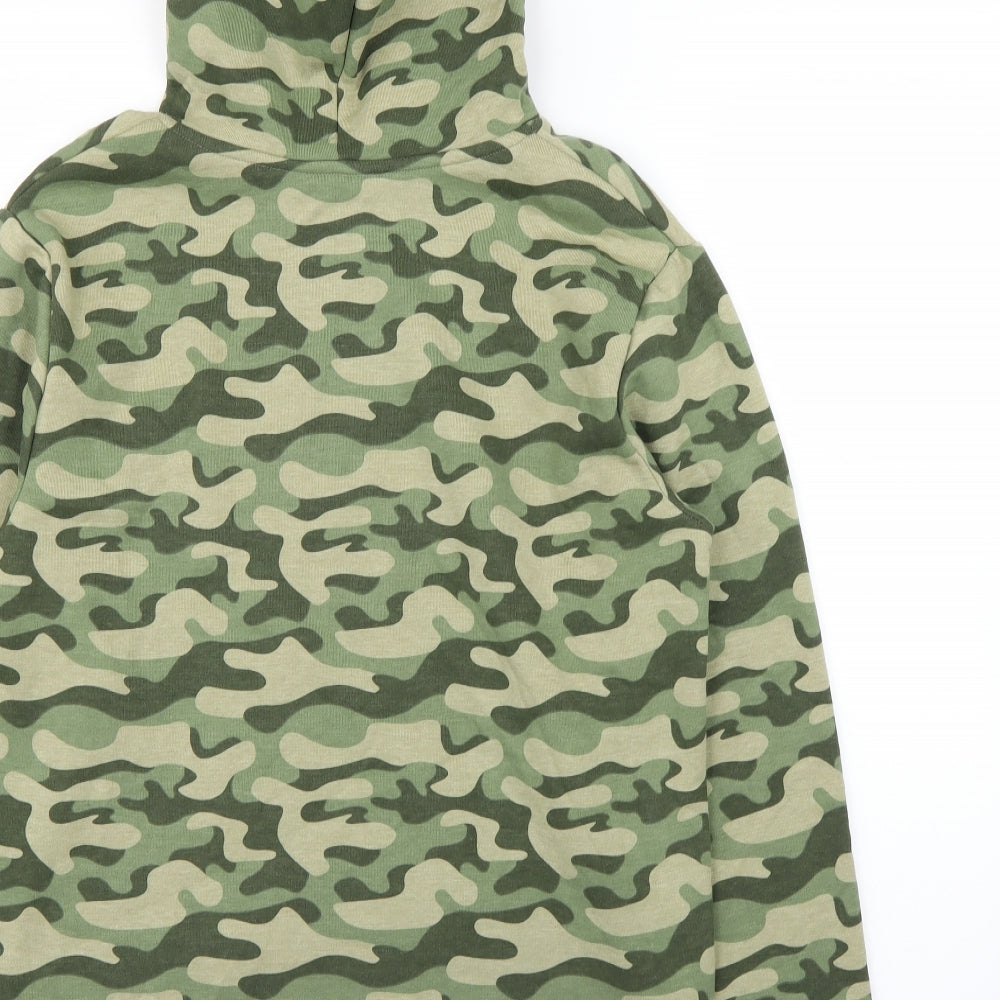 Candy Girls Green Camouflage  Pullover Jumper Size 16 Years