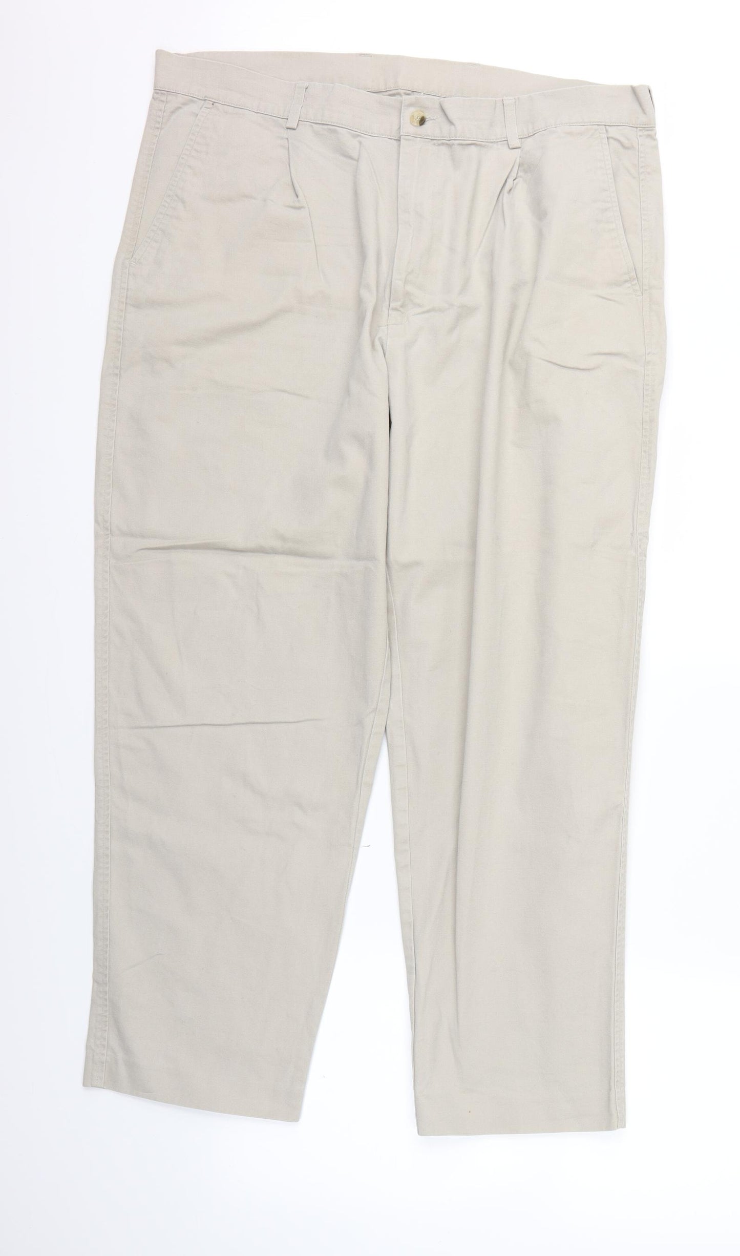 Original  KAKI CO Mens Grey   Trousers  Size 40 in L29 in