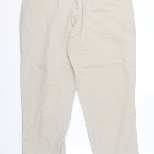 Original  KAKI CO Mens Grey   Trousers  Size 40 in L29 in