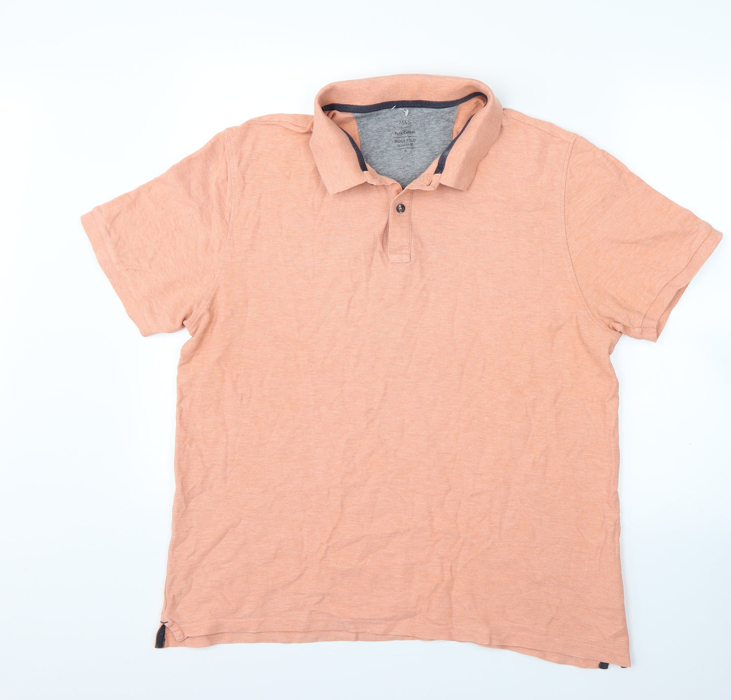 m&s Mens Pink    T-Shirt Size XL