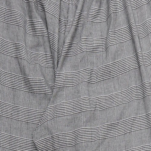 NEWLOOK Womens White Check  Cargo Trousers Size 24 L27 in