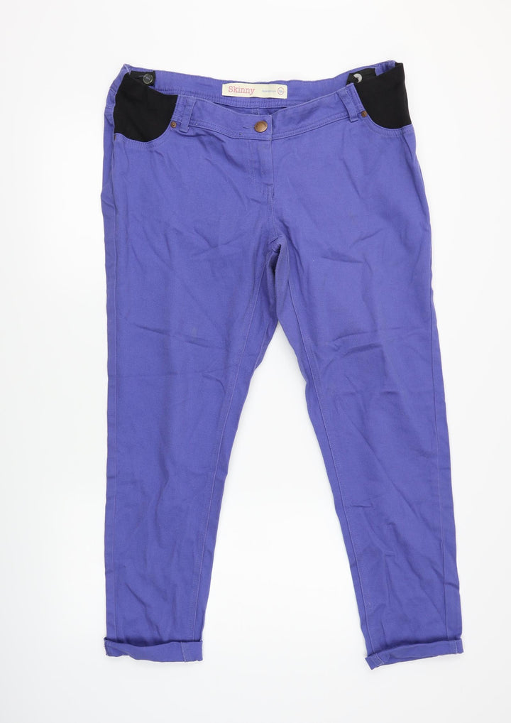 Next Maternity Womens Blue   Tapered Jeans Size 16 L28 in - Maternity