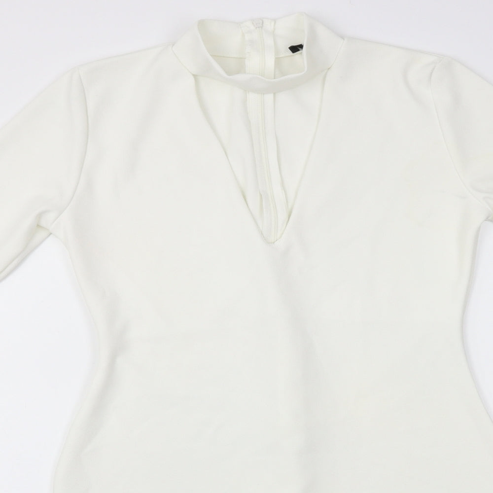 Missguided Womens Ivory   Shift  Size 10