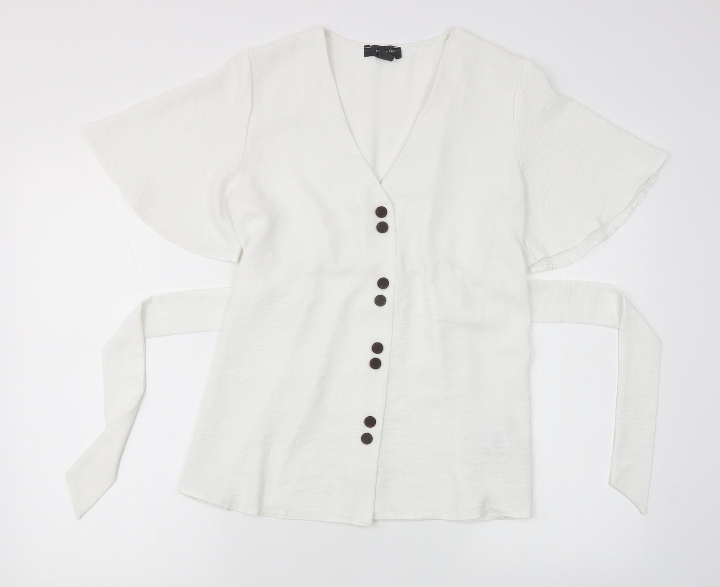 Primark Womens Ivory   Basic Blouse Size 8
