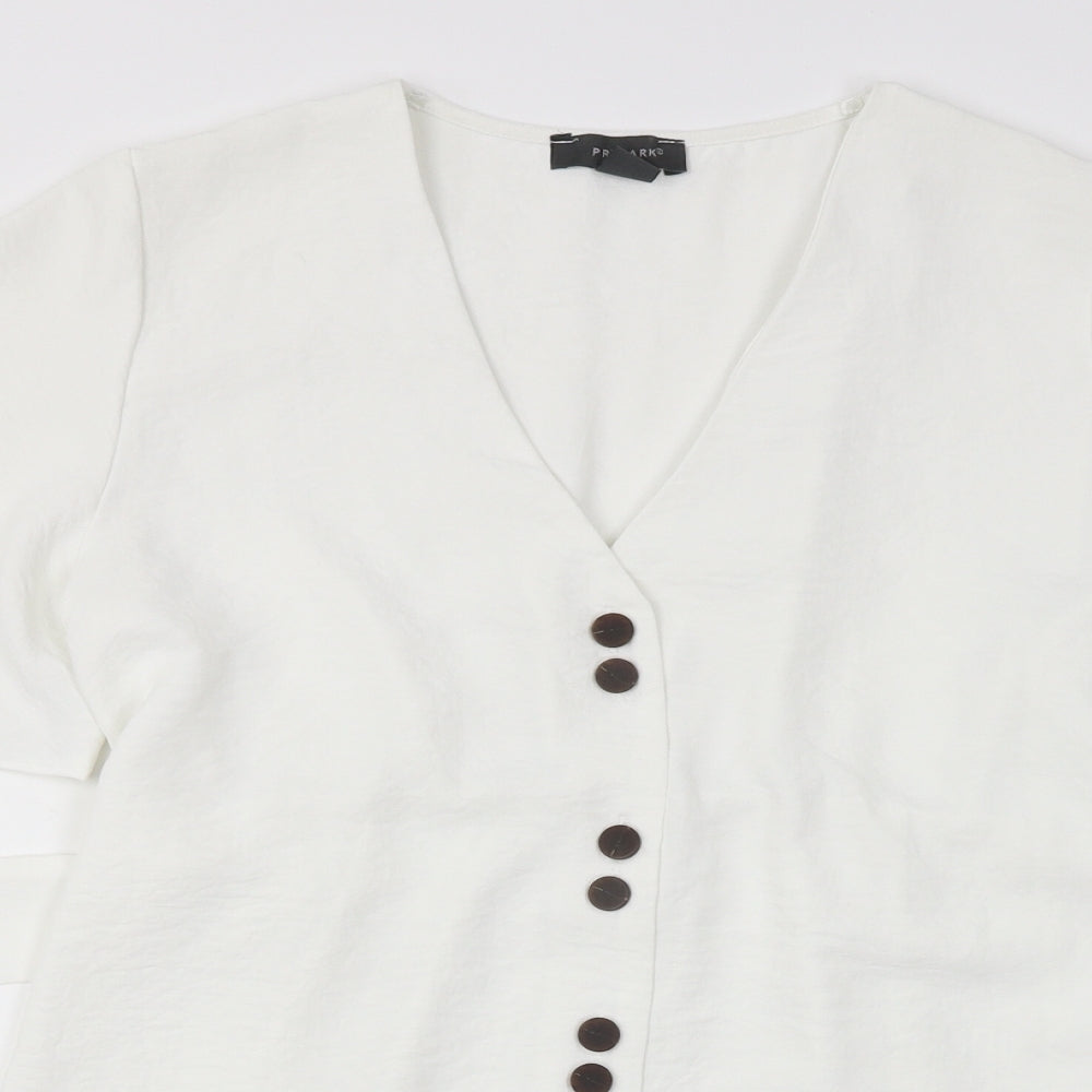 Primark Womens Ivory   Basic Blouse Size 8