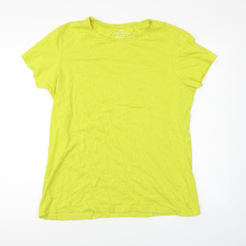 Primark Womens Yellow   Basic T-Shirt Size XL
