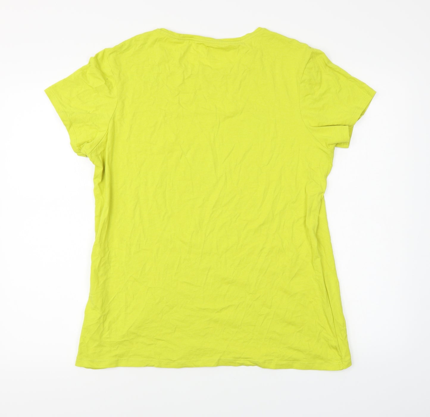 Primark Womens Yellow   Basic T-Shirt Size XL