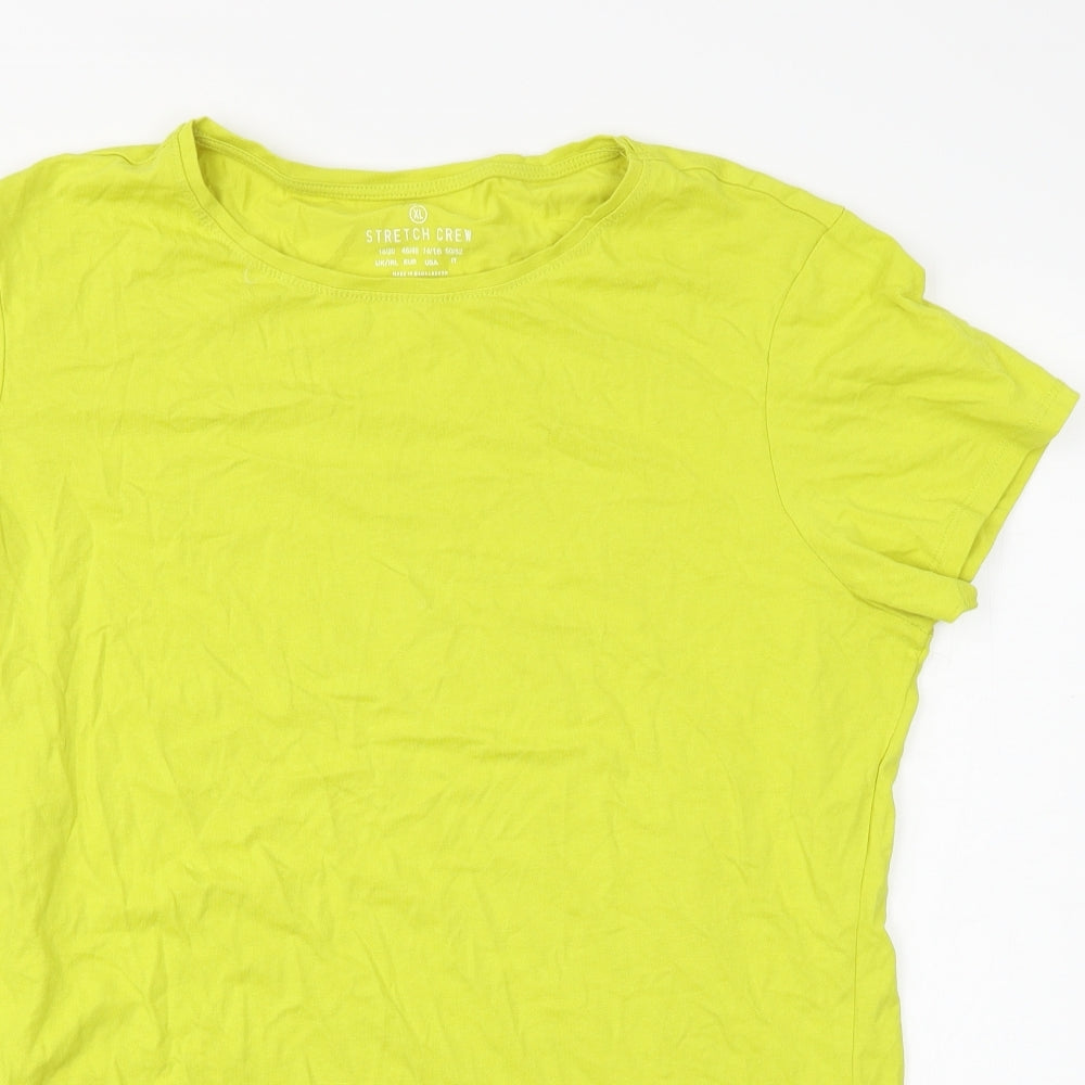 Primark Womens Yellow   Basic T-Shirt Size XL