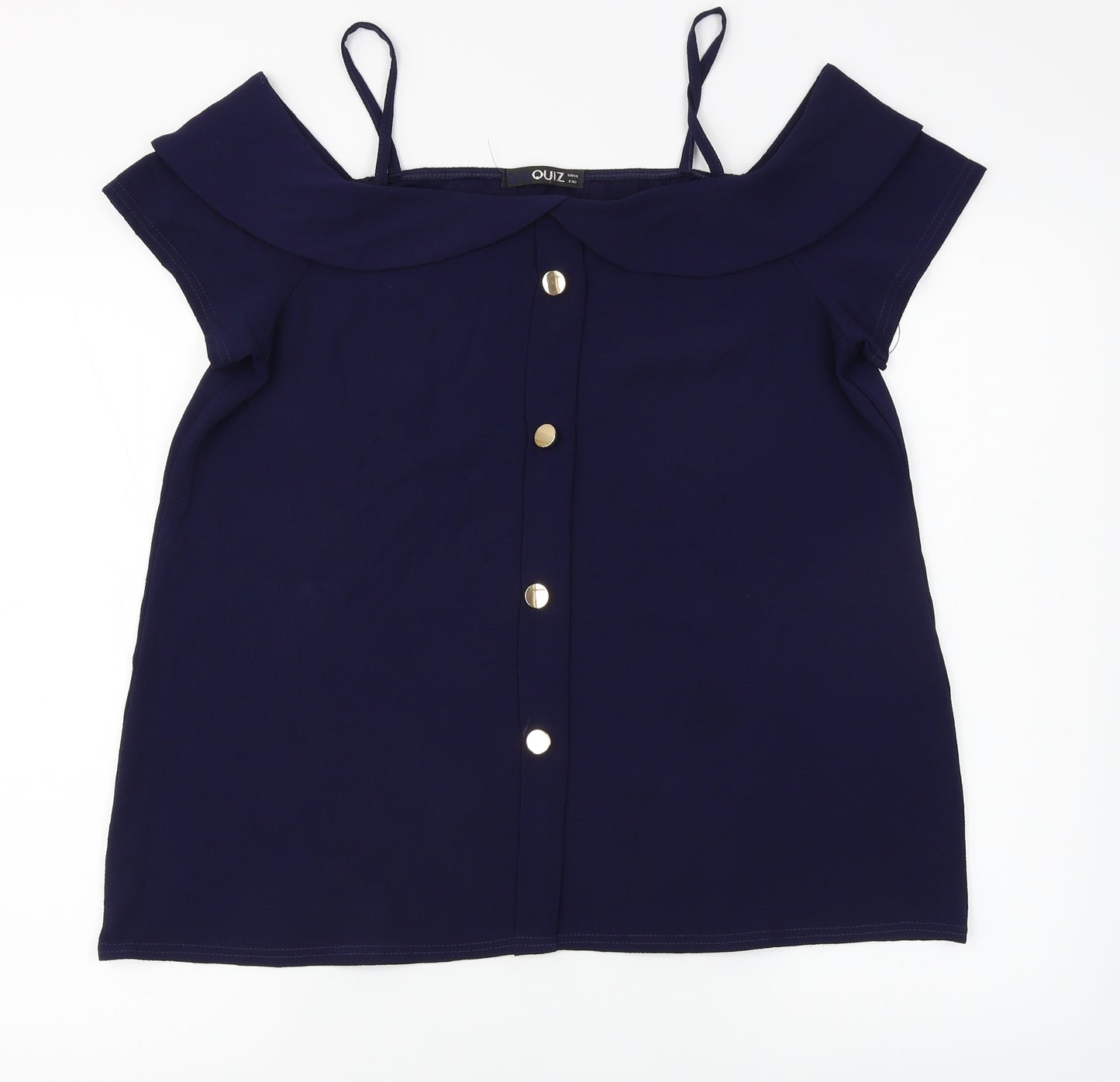 Quiz Womens Blue   Basic Blouse Size 14