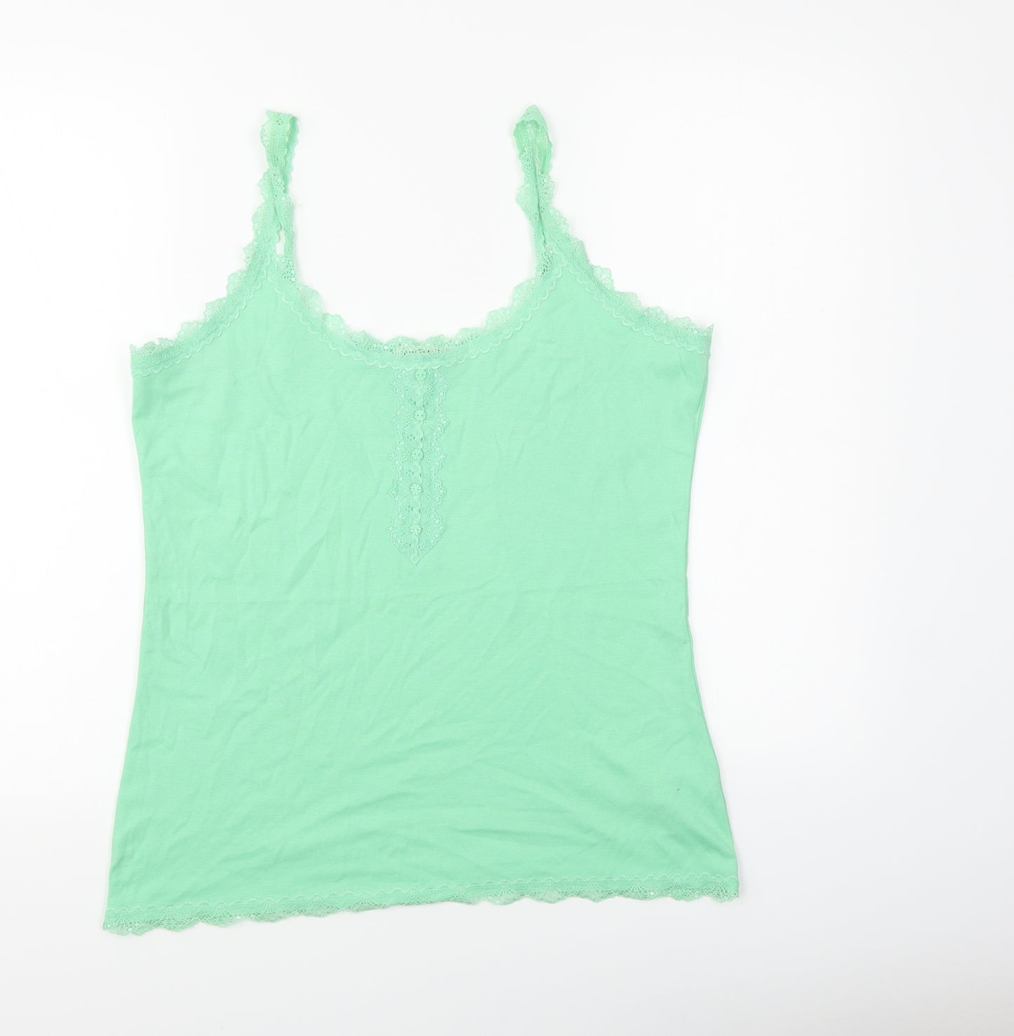 Indigo Womens Green   Basic Tank Size 18
