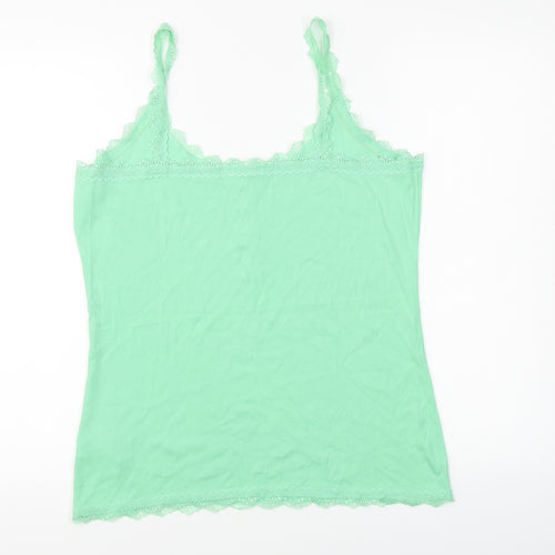Indigo Womens Green   Basic Tank Size 18