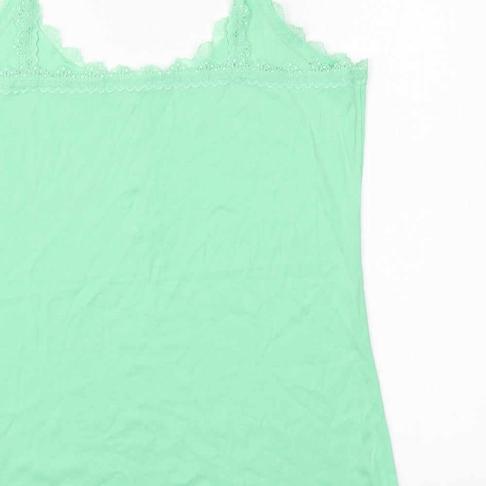 Indigo Womens Green   Basic Tank Size 18