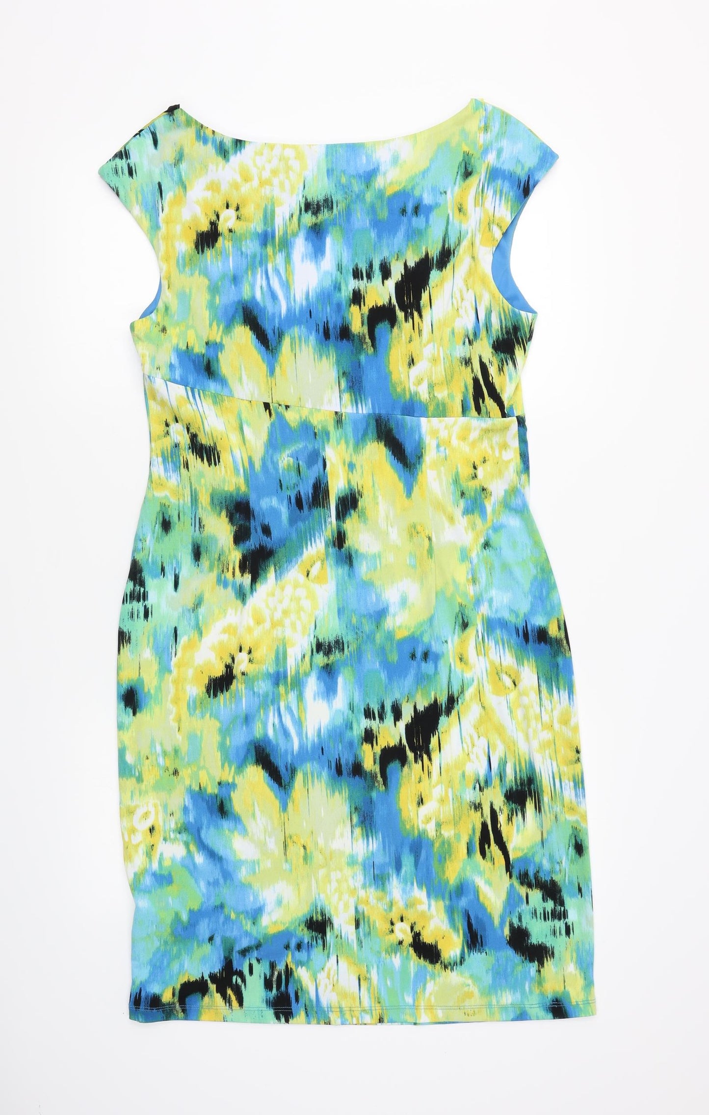 Connected Womens Multicoloured Geometric  Shift  Size 12