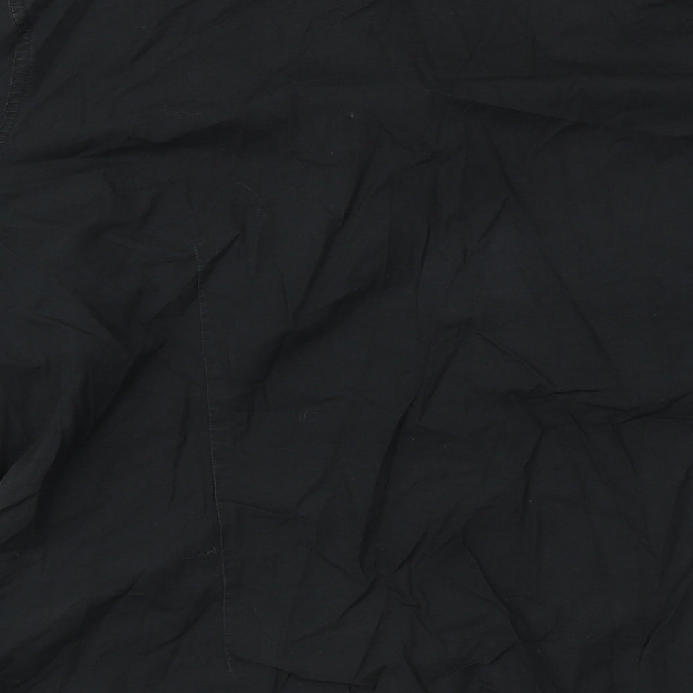Ben Sherman Womens Black  Flannel Basic Blouse Size 20