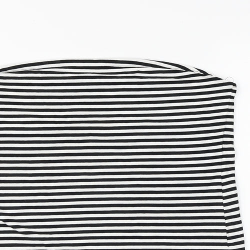 Primark Womens Multicoloured Striped Jersey Camisole T-Shirt Size 16  - Strapless