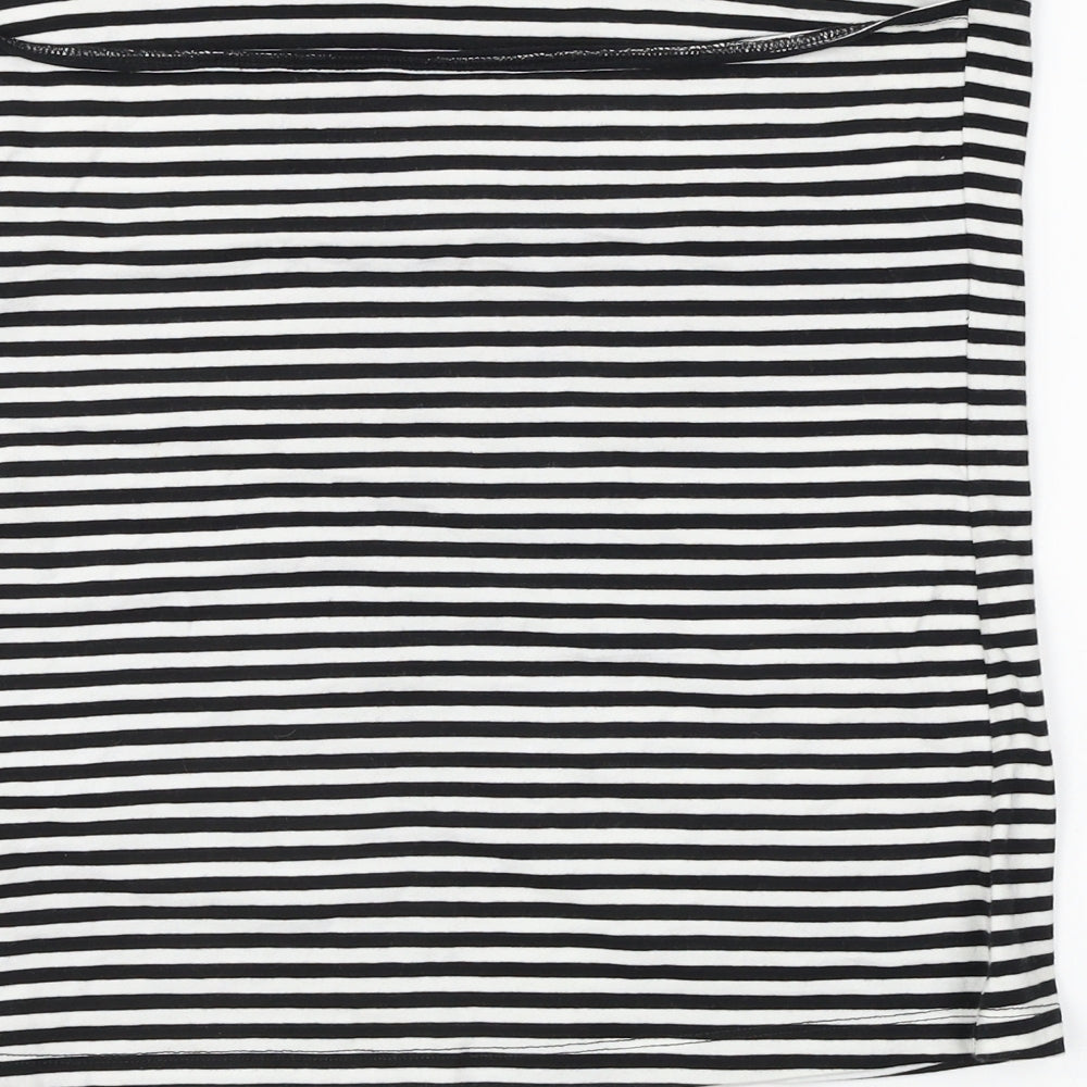 Primark Womens Multicoloured Striped Jersey Camisole T-Shirt Size 16  - Strapless