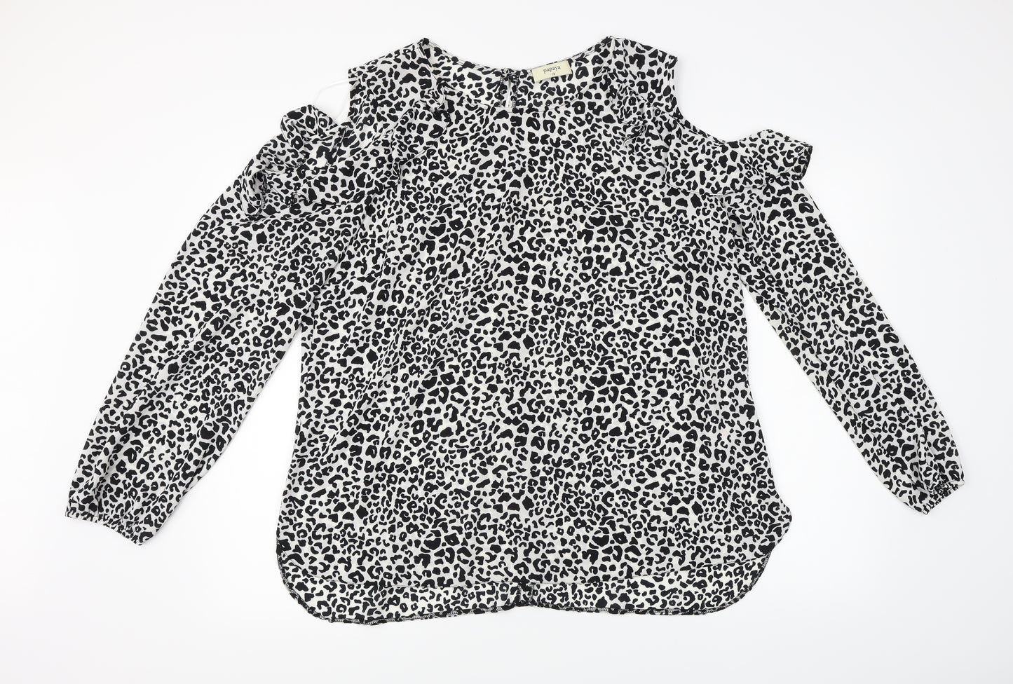 Matalan Womens Multicoloured Animal Print  Basic Blouse Size 18