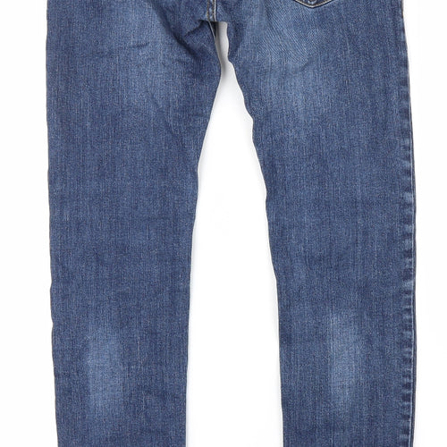 Topman Mens Blue  Denim Skinny Jeans Size 30 L30 in