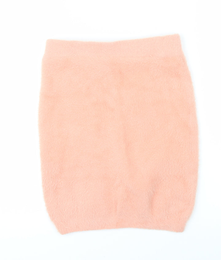 Preworn Womens Pink   Mini Skirt Size 8