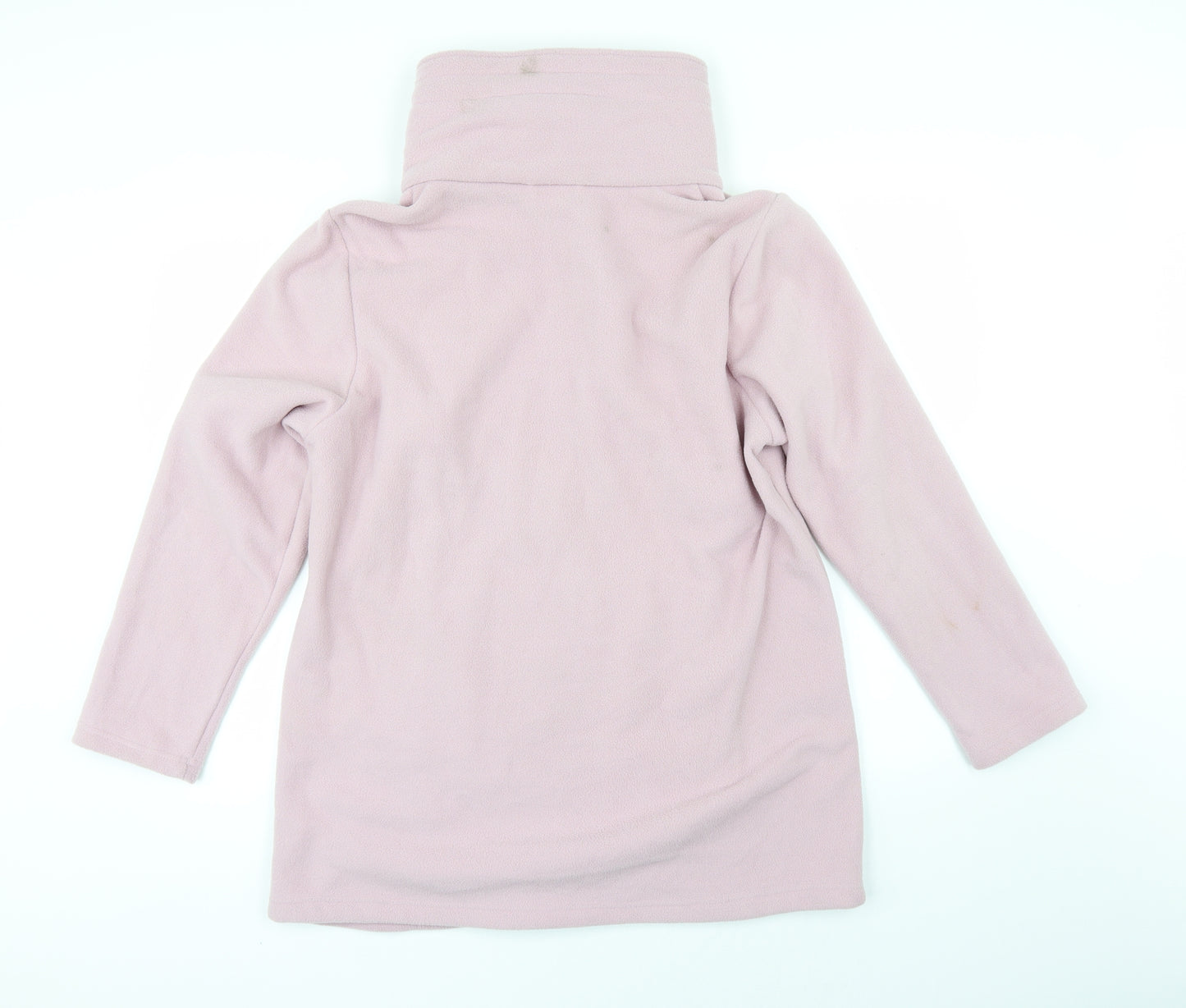 Preworn Womens Pink   Full Zip Jumper Size 18