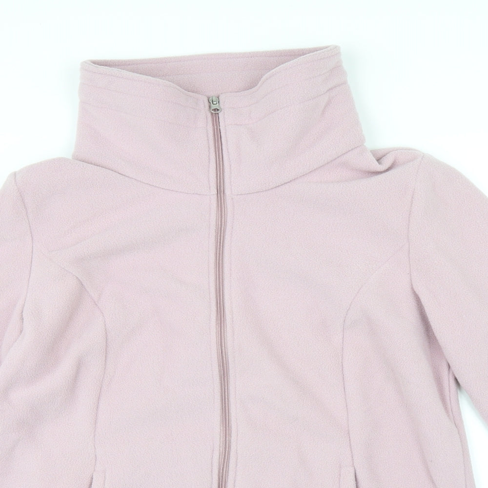Preworn Womens Pink   Full Zip Jumper Size 18
