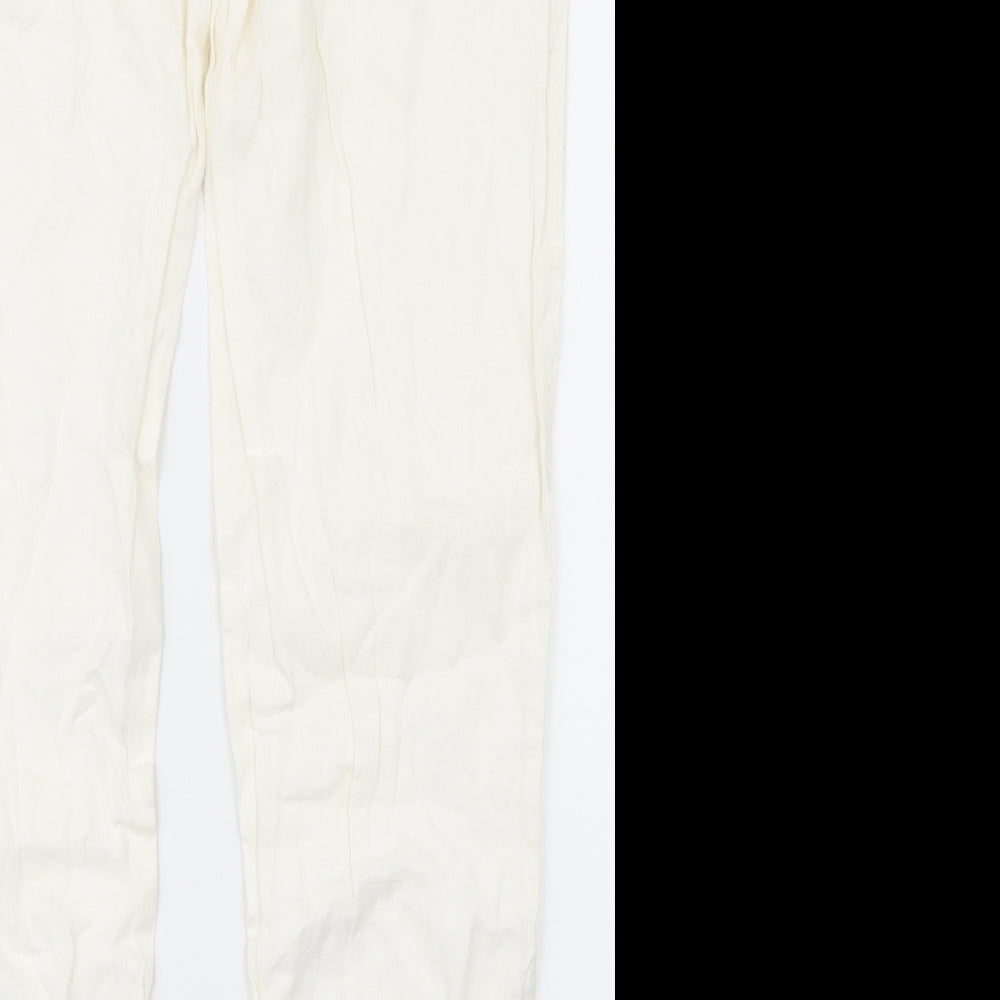Denim Co. Mens White   Trousers  Size 36 L29 in