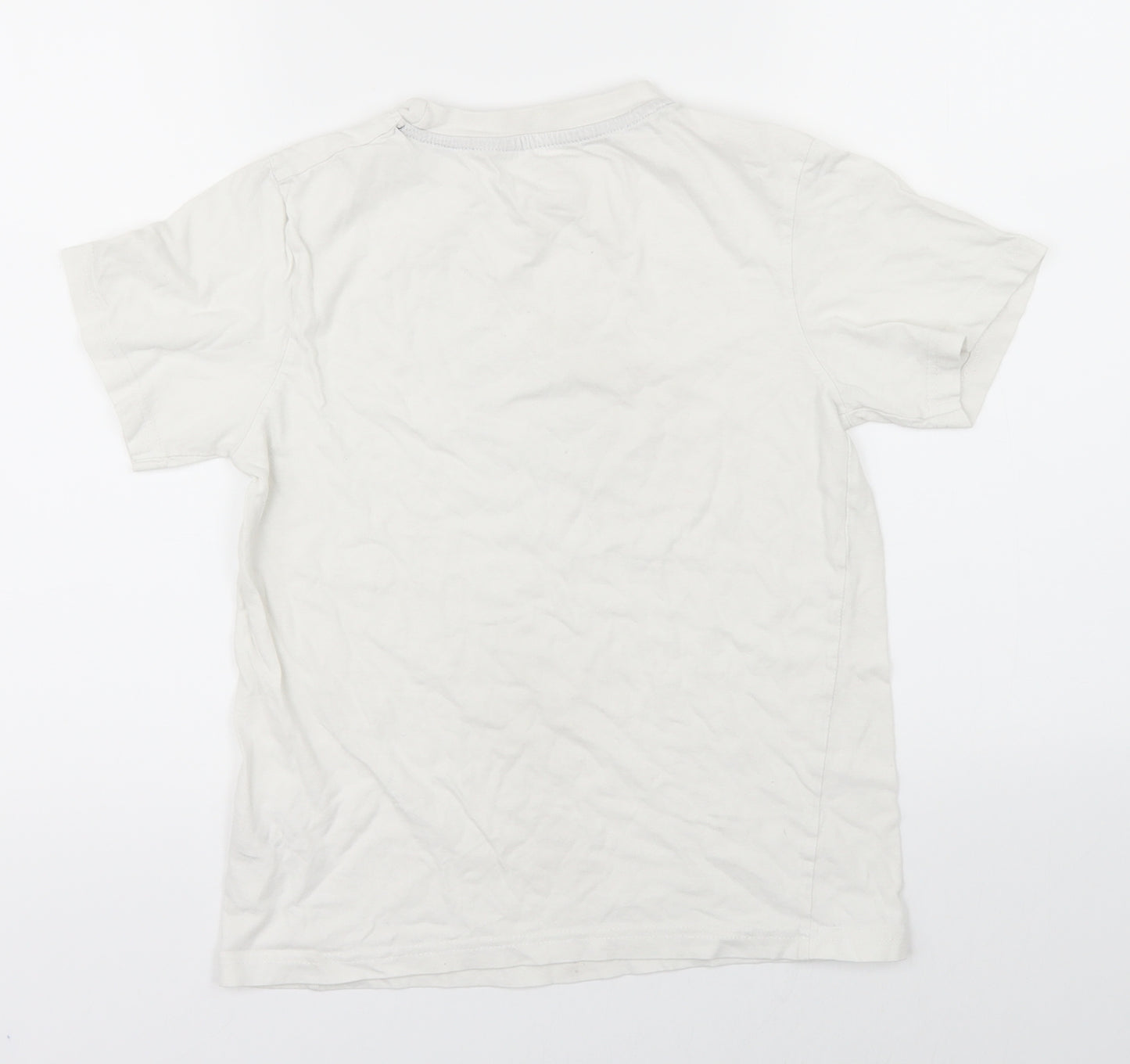Primark Boys White   Basic T-Shirt Size 9-10 Years