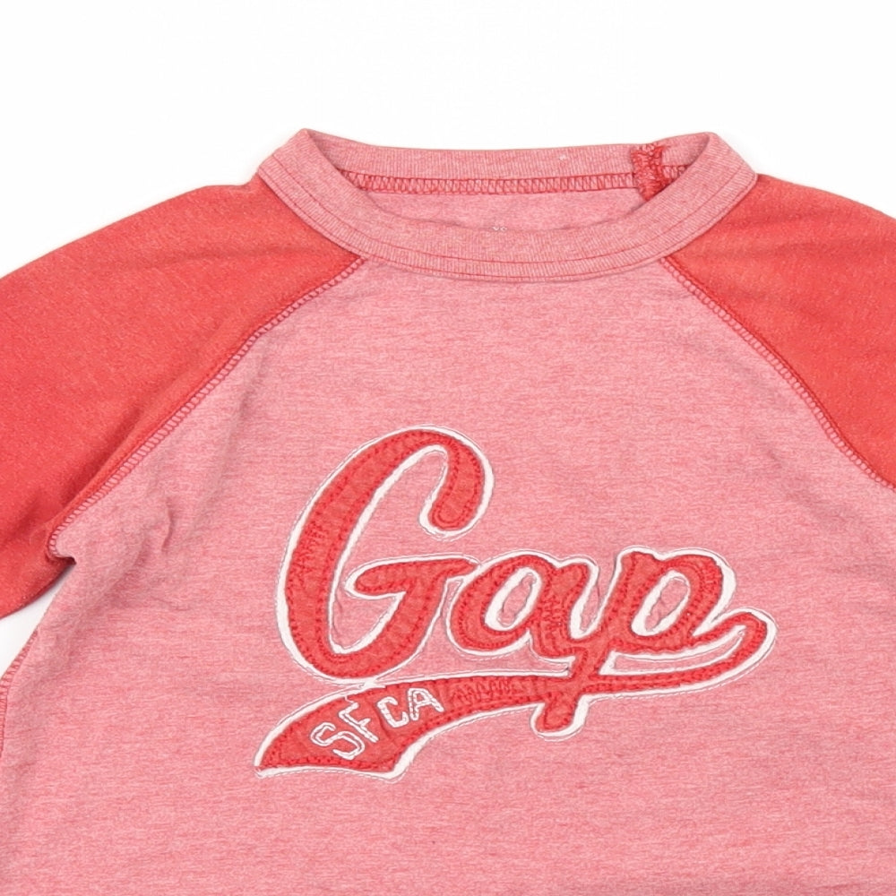 Gap Kids Boys Red   Basic T-Shirt Size XS