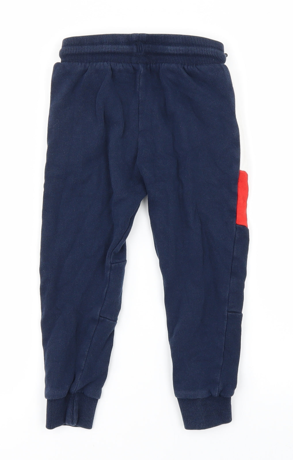 Nutmeg Boys Blue Colourblock  Sweatpants Trousers Size 2-3 Years
