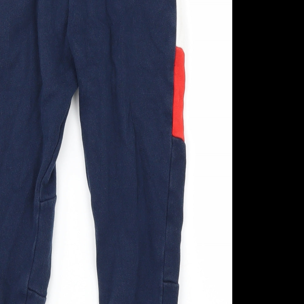 Nutmeg Boys Blue Colourblock  Sweatpants Trousers Size 2-3 Years
