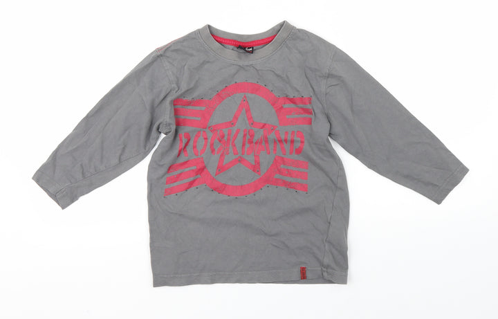 Ed Joseph Boys Grey Pullover T-Shirt Size 5-6 Years