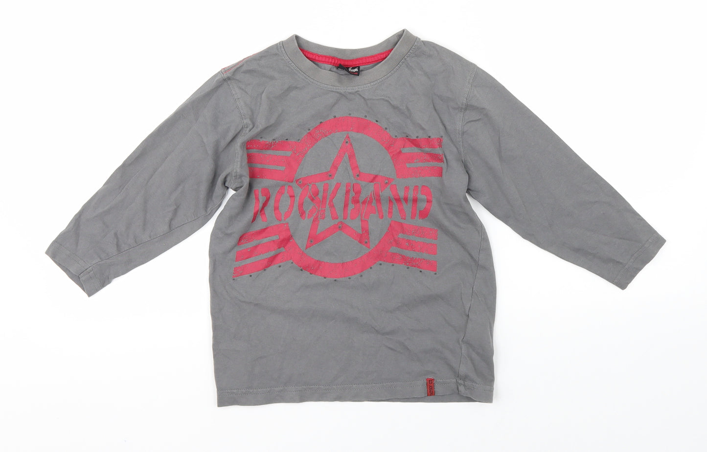 Ed Joseph Boys Grey   Pullover T-Shirt Size 5-6 Years