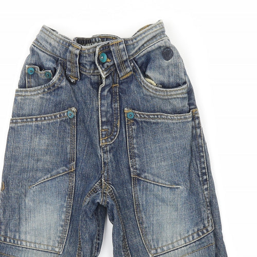 Fat Face Boys Blue  Denim Straight Jeans Size 3-4 Years