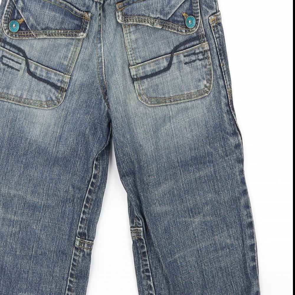 Fat Face Boys Blue  Denim Straight Jeans Size 3-4 Years