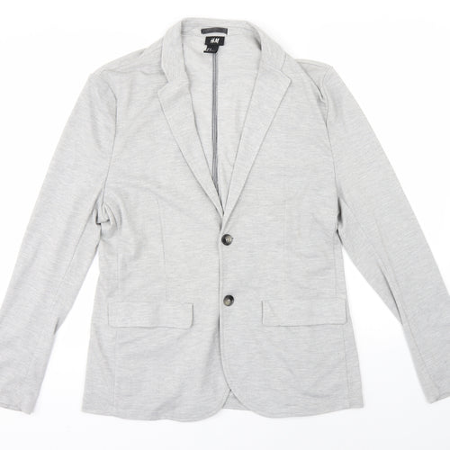 H&M Womens Grey   Cardigan Jumper Size M
