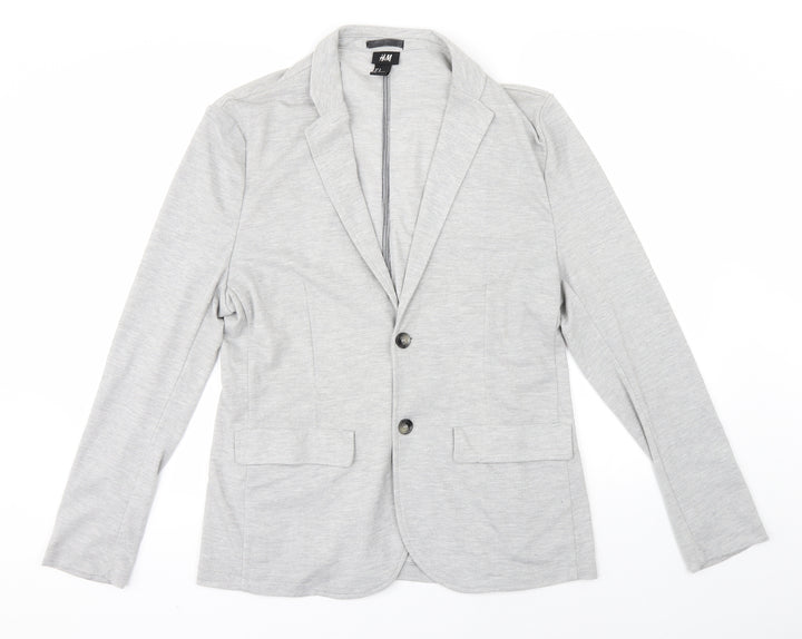 H&M Womens Grey Cardigan Jumper Size M