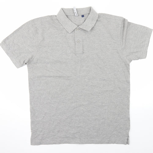 Asquith & Fox Womens Grey   Basic Polo Size L