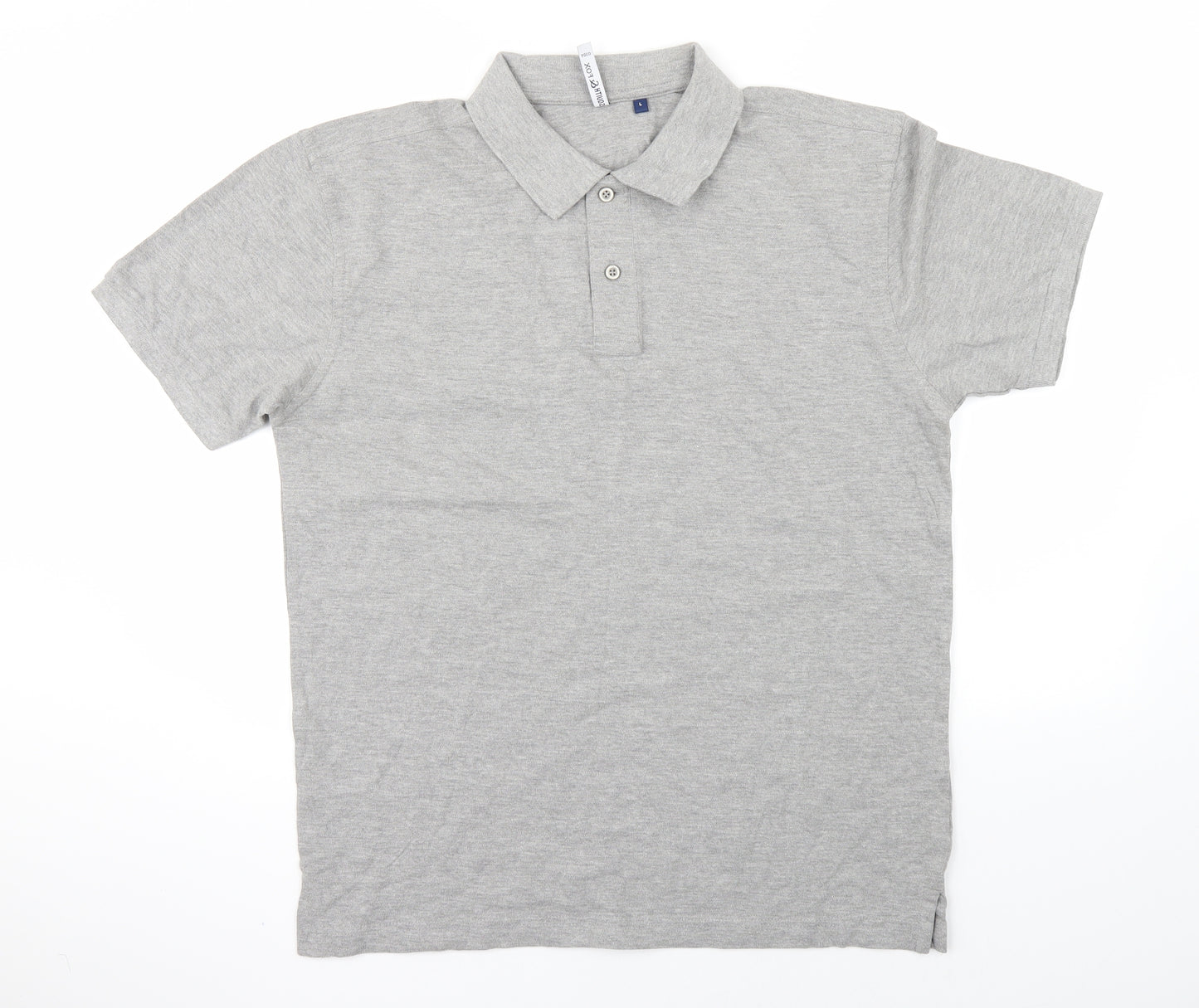 Asquith & Fox Womens Grey   Basic Polo Size L