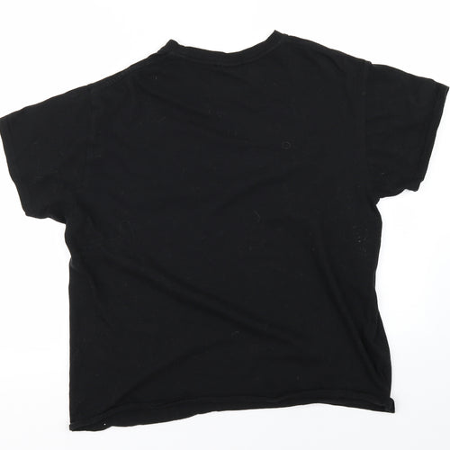 Boohoo Womens Black   Basic T-Shirt Size 18
