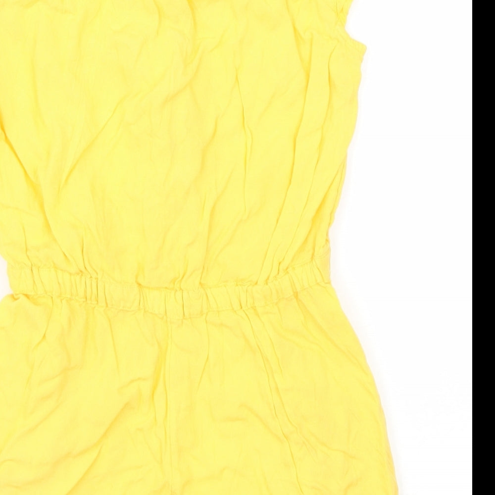 Marks & Spencer Girls Yellow   Playsuit One-Piece Size 6-7 Years