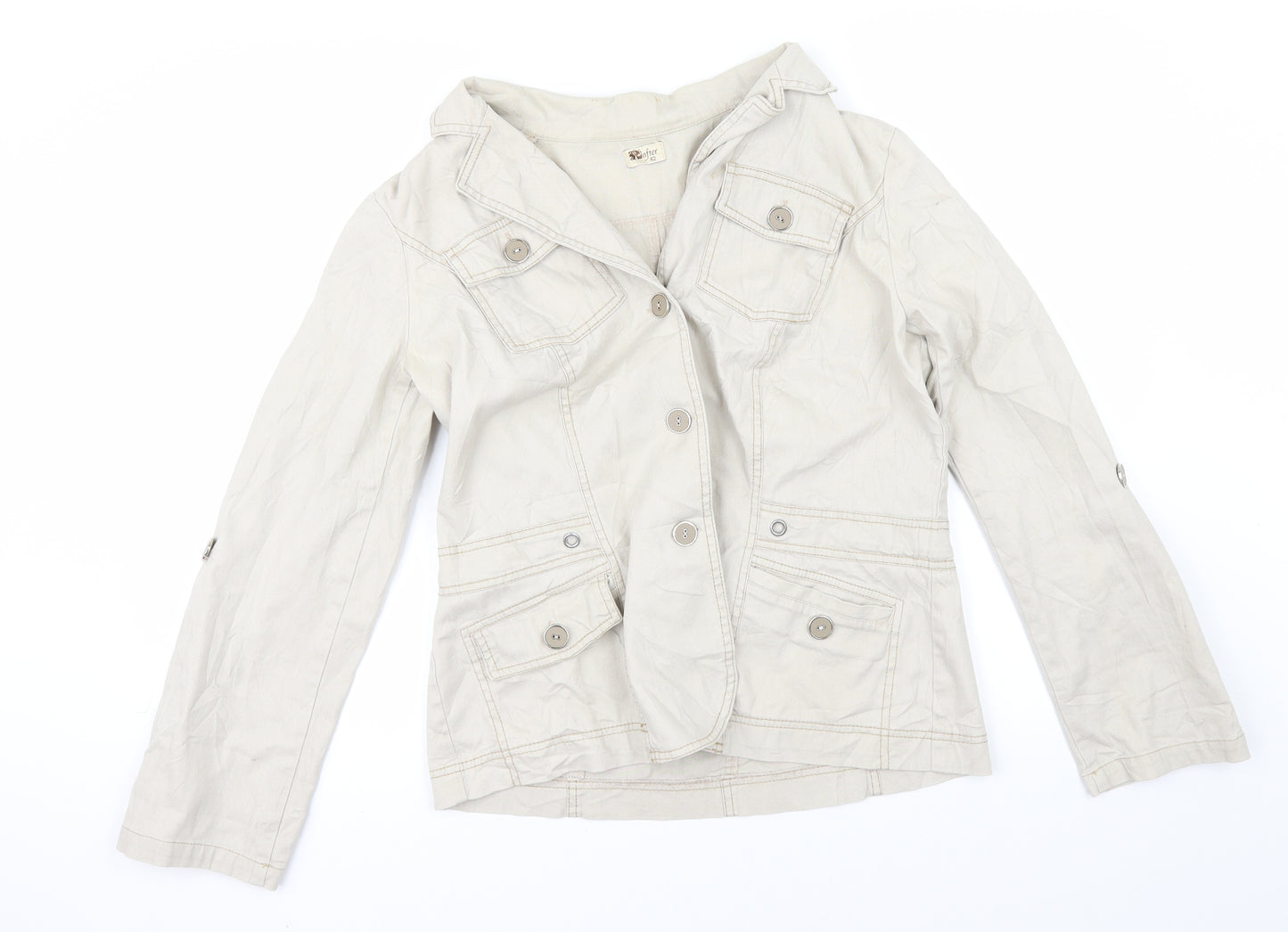 Rafter Womens Beige   Jacket  Size 14