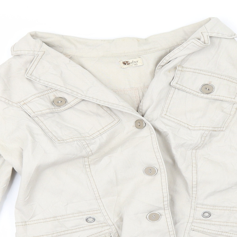 Rafter Womens Beige   Jacket  Size 14