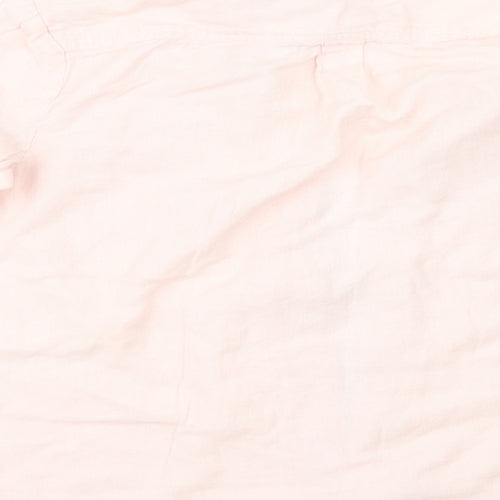 Select Womens Pink   Basic Button-Up Size 8